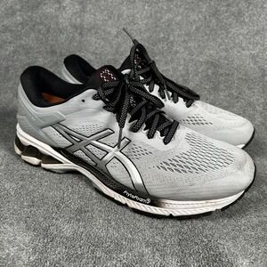 ASICS Gel-Kayano 26 Mens Running Shoes Grey Black 1011A541 Size 9.5